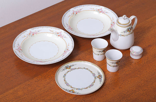【※現品最終価格】オールドノリタケ★希少★里帰り品★ポット 小物入れ 骨董品 ☆オールドノリタケ☆【※現品最終】☆希少☆里帰り品☆ポット